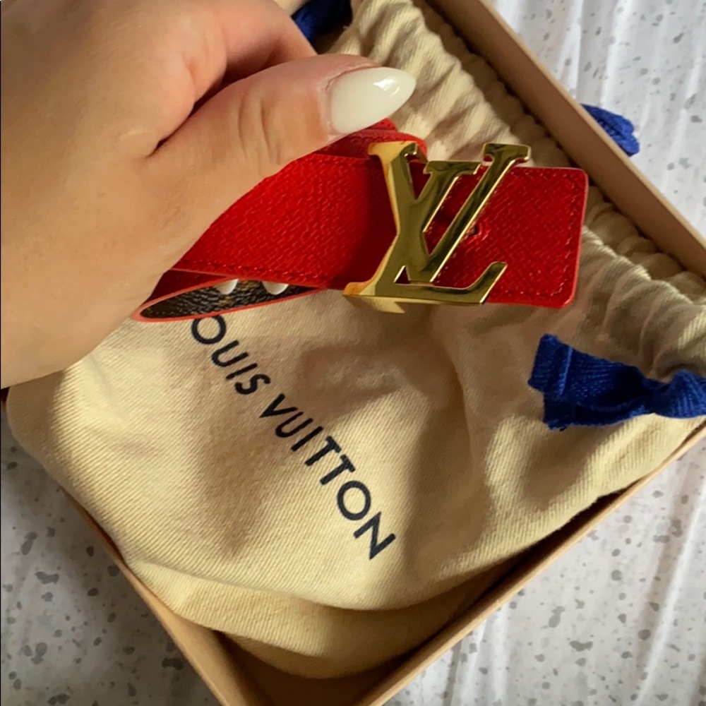 NEW LOUIS VUITTON TWO SIDED BELT